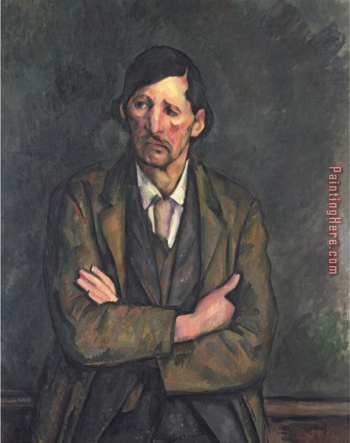 Paul Cezanne Man with Crossed Arms C 1899